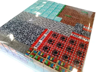 Velká magnetická stavebnice Minecraft Iron Diamond Gold TNT MSTB2297 Velká magnetická stavebnice Minecraft Iron Diamond Gold TNT MSTB2297