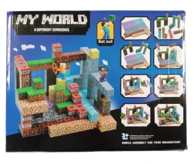 Velká magnetická stavebnice Minecraft Iron Diamond Gold TNT MSTB2297 Velká magnetická stavebnice Minecraft Iron Diamond Gold TNT MSTB2297