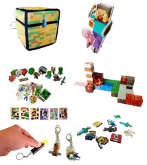 Magnetická stavebnice Minecraft 30ks - Dárková sada 7v1 Magnetická stavebnice Minecraft 30ks - Dárková sada 7v1