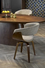 Jídelní křeslo K545 - ořech/šedá č.3