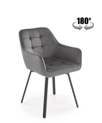 Otočné jídelní křeslo K588 - šedá č.4