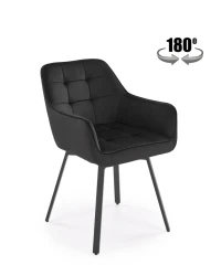 Otočné jídelní křeslo K588 - černá č.7