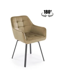 Otočné jídelní křeslo K588 - béžová č.6