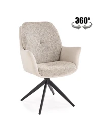 Otočné jídelní křeslo K591 - světle šedá č.5