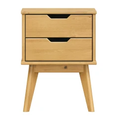 Noční stolek 2 zásuvky BONITO vosk Noční stolek 2 zásuvky BONITO vosk