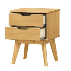 Noční stolek 2 zásuvky BONITO vosk Noční stolek 2 zásuvky BONITO vosk