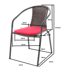 Terasový set KARO 4 č.4 Terasový set KARO 4 č.4