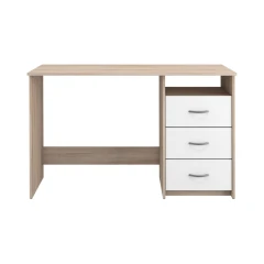 Psací stůl dub/perleťově bílá Psací stůl dub/perleťově bílá