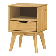 Noční stolek 1 zásuvka BONITO vosk Noční stolek 1 zásuvka BONITO vosk