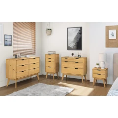 Noční stolek 1 zásuvka BONITO vosk Noční stolek 1 zásuvka BONITO vosk