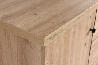 Komoda CALI C4 - dub artisan/černá č.4 Komoda CALI C4 - dub artisan/černá č.4