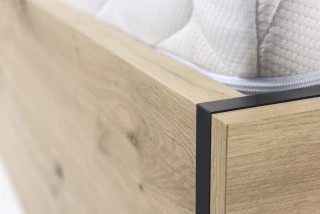 Postel CALI 160 C16 - dub artisan/černá č.6 Postel CALI 160 C16 - dub artisan/černá č.6