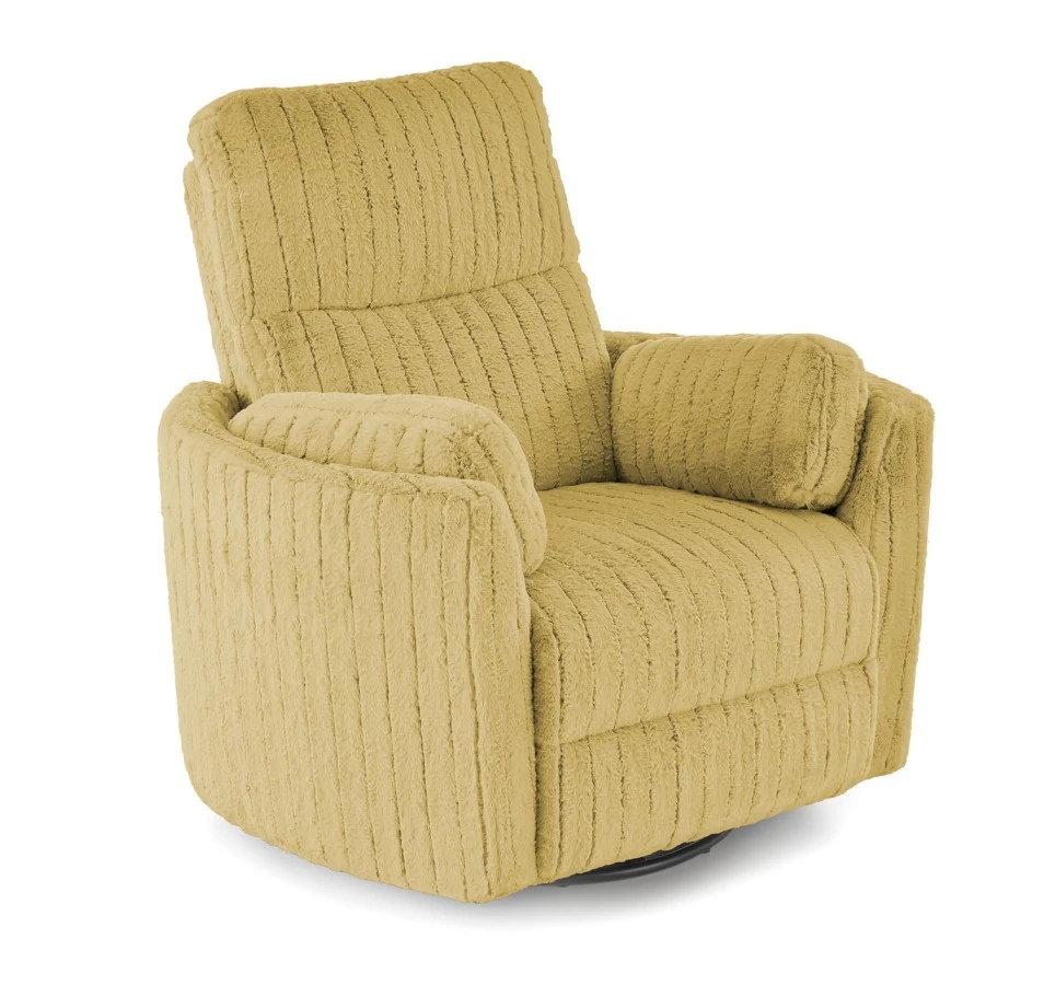 Relaxační polohovací křeslo PEGAS - žlutá