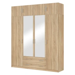 Skříň ESO 4dveřová 51540 dub Skříň ESO 4dveřová 51540 dub