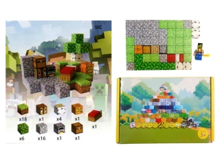 Magnetická stavebnice Minecraft Úkryt MSTB2320