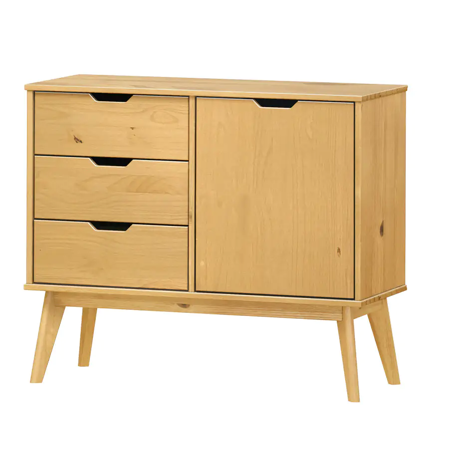 Idea Komoda 1 dveře + 3 zásuvky BONITO vosk