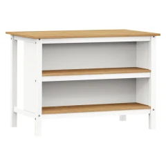 Barová stolička CORONA 2 bílý vosk | ATAN nábytek Kuchyňský ostrůvek CORONA 2 bílý vosk/vosk