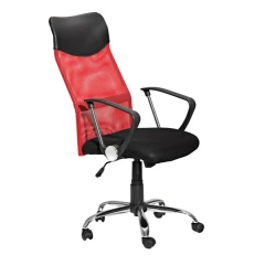 Kancelářské křeslo PREZIDENT červené K56 Kancelářské křeslo PREZIDENT červené K56