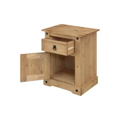 Noční stolek CORONA 3 - vosk Noční stolek CORONA 3 - vosk