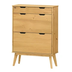 Noční stolek 2 zásuvky BONITO vosk | ATAN nábytek Botník BONITO vosk