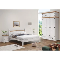 Skříň 2dveřová CORONA bílý vosk Skříň 2dveřová CORONA bílý vosk