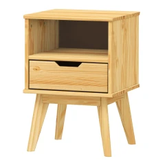 Botník BONITO lak | ATAN nábytek Noční stolek 1 zásuvka BONITO lak