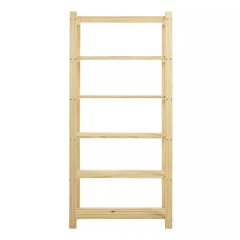 Regál 6 polic nelak Regál 6 polic nelak