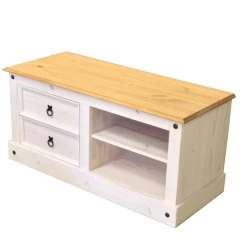 Komoda CORONA bílý vosk 1639B | ATAN nábytek TV stolek CORONA bílý vosk 161017B