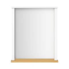 Zrcadlo PORTO bílá/buk Zrcadlo PORTO bílá/buk