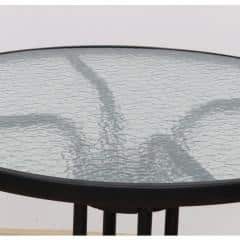 Stůl BORGEN TYP 2 - černá ocel / temperované sklo č.3