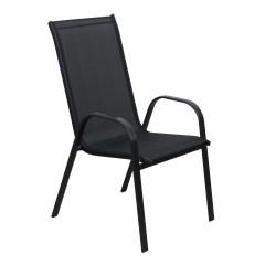 Židle ALDERA - tmavě šedá/černá č.1