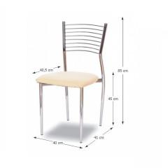 Jídelní židle ZAIRA - béžová č.3