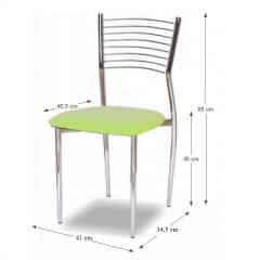 Jídelní židle ZAIRA - zelená č.2