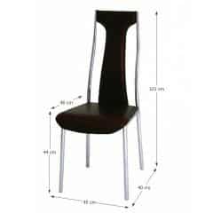 Jídelní židle RIA - IRIS - tmavě hnědá č.2