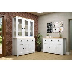 Příborník s nástavcem 3 dveře TOPAZIO Příborník s nástavcem 3 dveře TOPAZIO