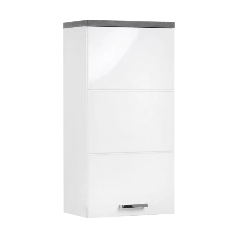 Závěsná skříňka 1 dveře PRAYA 71 bílá/beton Závěsná skříňka 1 dveře PRAYA 71 bílá/beton