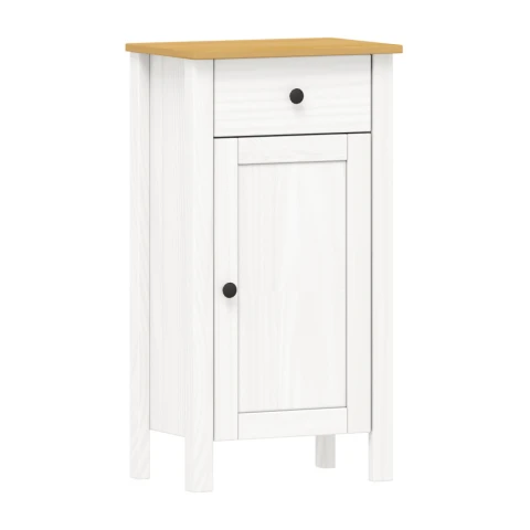 Skříňka PORTO bílá/buk Skříňka PORTO bílá/buk