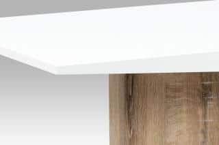 Jídelní stůl AT-2013 CAN - vysoký lesk bílý / Canyon Grey