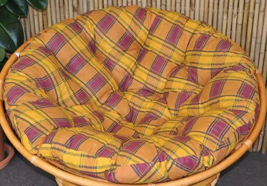 Axin Trading Polstr na křeslo papasan 110 cm zelený