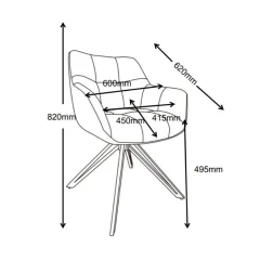 Jídelní židle POLOM šedá