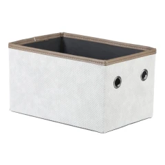 Koš látkový - skládací, krémový, cena za sadu 3 ks DT3006 CRM