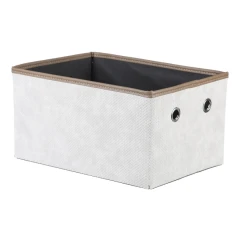 Koš látkový - skládací, krémový, cena za sadu 3 ks DT3006 CRM