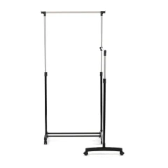 Věšák dvouramenný, černý plast. GD-174 BK