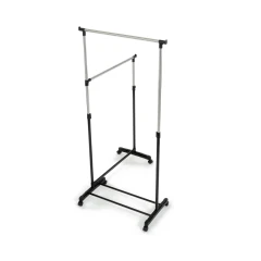 Věšák dvouramenný, černý plast. GD-174 BK