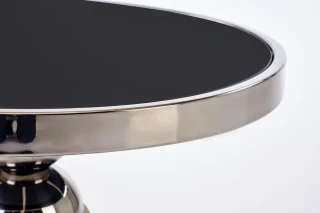 CARLA ława, czarny / srebrny (1p=1szt)