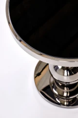 CARLA ława, czarny / srebrny (1p=1szt)