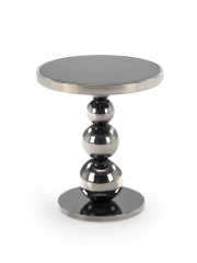 CARLA ława, czarny / srebrny (1p=1szt)