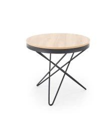 LEILA ława, naturalny / czarny (1p=1szt)