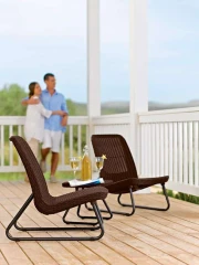 Zahradní set RIO PATIO - hnědý