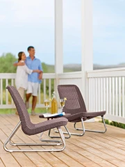 Zahradní set RIO PATIO - hnědý
